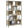 Regal aus Sonoma-Eichenholzwerkstoff, 102 x 28 x 172 cm von , Bücherregale und Regale - Ref: Foro24-3213658, Preis: 131,12 €,...