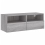 TV Wall Cabinets 5 Pieces Sonoma Gray Engineered Wood by , TV Furniture - Ref: Foro24-3216563, Price: 221,09 €, Discount: %