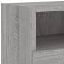 TV Wall Cabinets 5 Pieces Sonoma Gray Engineered Wood by , TV Furniture - Ref: Foro24-3216563, Price: 221,09 €, Discount: %