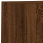 Wall TV cabinets with LED lights 4 pieces oak brown by , TV Furniture - Ref: Foro24-3216575, Price: 120,18 €, Discount: %