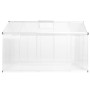 Invernadero de aluminio 302x190x195 cm 11,19 m³ de vidaXL, Invernaderos - Ref: Foro24-45215, Precio: 578,08 €, Descuento: %