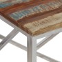 Silver stainless steel and solid recycled wood coffee table by , Coffee table - Ref: Foro24-349944, Price: 86,99 €, Discount: %