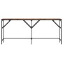 Mesa consola madera de ingeniería roble ahumado 180x29x75 cm de , Mesas auxiliares - Ref: Foro24-837764, Precio: 54,60 €, Des...