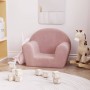 Pink soft plush children's sofa by , Baby and Toddler Furniture - Ref: Foro24-356985, Price: 38,59 €, Discount: %