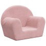 Sofá para niños felpa suave rosa de , Mobiliario para bebés y niños pequeños - Ref: Foro24-356985, Precio: 38,59 €, Descuento: %