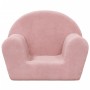 Rosafarbenes Kindersofa aus weichem Plüsch von , Baby- und Kleinkindmöbel - Ref: Foro24-356985, Preis: 38,59 €, Rabatt: %