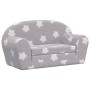 Light gray soft plush 2-seater children's sofa with stars by , Baby and Toddler Furniture - Ref: Foro24-356998, Price: 61,30 ...