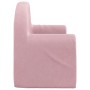 Pink soft plush 2-seater children's sofa bed by , Baby and Toddler Furniture - Ref: Foro24-357027, Price: 62,69 €, Discount: %