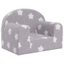 Hellgraues Kindersofa aus weichem Plüsch mit Sternen von , Baby- und Kleinkindmöbel - Ref: Foro24-357004, Preis: 38,18 €, Rab...