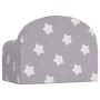 Sofá para niños felpa suave gris claro con estrellas de , Mobiliario para bebés y niños pequeños - Ref: Foro24-357004, Precio...