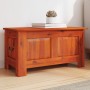 Storage chest with lid solid brown acacia wood by , Storage trunks - Ref: Foro24-364914, Price: 66,26 €, Discount: %