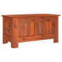 Baúl de almacenamiento con tapa madera maciza de acacia marrón de , Baúles de almacenamiento - Ref: Foro24-364914, Precio: 66...