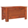 Baúl de almacenamiento con tapa madera maciza de acacia marrón de , Baúles de almacenamiento - Ref: Foro24-364914, Precio: 66...