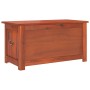 Baúl de almacenamiento con tapa madera maciza de acacia marrón de , Baúles de almacenamiento - Ref: Foro24-364916, Precio: 13...