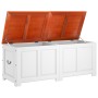 Storage chest with brown and white acacia wood lid by , Storage trunks - Ref: Foro24-364921, Price: 213,89 €, Discount: %