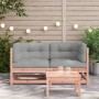 Garten-Ecksofa und Kissen 2 Stück aus massivem Douglas-Holz von , Modulare Sofas für den Außenbereich - Ref: Foro24-838075, P...