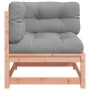 Garten-Ecksofa und Kissen 2 Stück aus massivem Douglas-Holz von , Modulare Sofas für den Außenbereich - Ref: Foro24-838075, P...