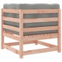 Garten-Ecksofa und Kissen 2 Stück aus massivem Douglas-Holz von , Modulare Sofas für den Außenbereich - Ref: Foro24-838075, P...