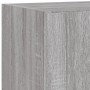 TV wall furniture with LED 5 pieces engineered wood gray Sonoma by , TV Furniture - Ref: Foro24-3216830, Price: 189,75 €, Dis...