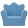 Blue soft plush children's sofa by , Baby and Toddler Furniture - Ref: Foro24-357044, Price: 36,49 €, Discount: %