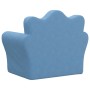 Blue soft plush children's sofa by , Baby and Toddler Furniture - Ref: Foro24-357044, Price: 36,49 €, Discount: %