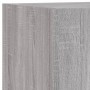 TV wall furniture with LED 4 pieces engineered wood gray Sonoma by , TV Furniture - Ref: Foro24-3216652, Price: 184,16 €, Dis...