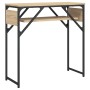 Console table shelf engineered wood Sonoma oak 75x30x75 cm by , Side tables - Ref: Foro24-837798, Price: 43,44 €, Discount: %