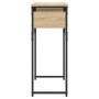 Console table shelf engineered wood Sonoma oak 75x30x75 cm by , Side tables - Ref: Foro24-837798, Price: 43,44 €, Discount: %