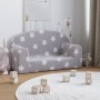 Hellgraues 2-Sitzer-Kindersofa aus weichem Plüsch mit Sternen von , Baby- und Kleinkindmöbel - Ref: Foro24-357010, Preis: 42,...