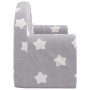 Light gray soft plush 2-seater children's sofa with stars by , Baby and Toddler Furniture - Ref: Foro24-357010, Price: 42,82 ...