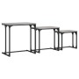 Stackable coffee tables 3 pieces Sonoma gray engineered wood by , Coffee table - Ref: Foro24-837820, Price: 41,42 €, Discount: %