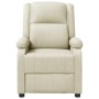 Cream Synthetic Leather Massage Chair by , Electric massage chairs - Ref: Foro24-344182, Price: 206,96 €, Discount: %