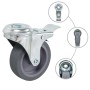 Swivel wheels pin hole and double brakes 4 pcs 75 mm by vidaXL, Material handling - Ref: Foro24-143425, Price: 22,78 €, Disco...