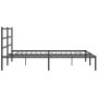 Estructura de cama con cabecero metal negro 183x213 cm de , Camas y somieres - Ref: Foro24-355370, Precio: 99,99 €, Descuento: %