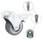 Swivel wheels pin hole and double brakes 4 pcs 50 mm by vidaXL, Material handling - Ref: Foro24-143423, Price: 17,59 €, Disco...