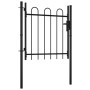 Puerta individual para valla con puntas de aro 100x75 cm de vidaXL, Puertas de jardín - Ref: Foro24-144361, Precio: 95,42 €, ...