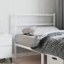 White metal headboard 100 cm by , Headboards and footboards - Ref: Foro24-355443, Price: 22,76 €, Discount: %