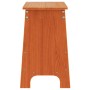 Banco de recibidor madera maciza pino marrón cera 60x28x45 cm de , Bancos para recibidores y almacenamiento - Ref: Foro24-837...