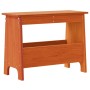 Hallway bench solid wax brown pine wood 60x28x45 cm by , Benches for halls and storage - Ref: Foro24-837387, Price: 40,08 €, ...