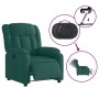 Sillón reclinable eléctrico tela verde oscuro de , Sillones - Ref: Foro24-3205298, Precio: 264,60 €, Descuento: %