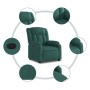 Sillón reclinable eléctrico tela verde oscuro de , Sillones - Ref: Foro24-3205298, Precio: 264,60 €, Descuento: %