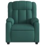 Sillón reclinable eléctrico tela verde oscuro de , Sillones - Ref: Foro24-3205298, Precio: 264,60 €, Descuento: %