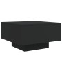 Mesa de centro con luces LED negro 55x55x31 cm de , Mesas de centro - Ref: Foro24-836575, Precio: 59,57 €, Descuento: %