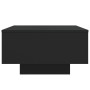 Mesa de centro con luces LED negro 55x55x31 cm de , Mesas de centro - Ref: Foro24-836575, Precio: 59,57 €, Descuento: %