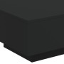 Mesa de centro con luces LED negro 55x55x31 cm de , Mesas de centro - Ref: Foro24-836575, Precio: 59,57 €, Descuento: %