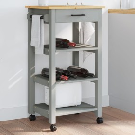 MONZA kitchen cart solid pine wood 48x40x90 cm by , Kitchen and dining carts - Ref: Foro24-376080, Price: 107,82 €, Discount: %