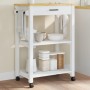 MONZA kitchen cart solid pine wood 60x40x90 cm by , Kitchen and dining carts - Ref: Foro24-376096, Price: 152,70 €, Discount: %