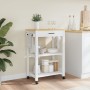 MONZA kitchen cart solid pine wood 60x40x90 cm by , Kitchen and dining carts - Ref: Foro24-376096, Price: 152,70 €, Discount: %