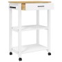 MONZA kitchen cart solid pine wood 60x40x90 cm by , Kitchen and dining carts - Ref: Foro24-376096, Price: 152,70 €, Discount: %