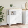 MONZA kitchen cart solid pine wood 84x40x90 cm by , Kitchen and dining carts - Ref: Foro24-376111, Price: 283,60 €, Discount: %